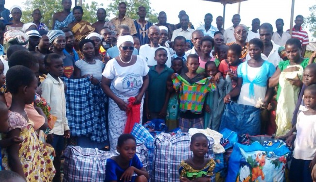#htmlcaption-86 Deprived communities appreciate our little donations….Thanks to DHL Ghana for this donation…
